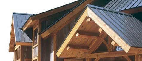 Steel Roofing for a Custom-Built Lodge