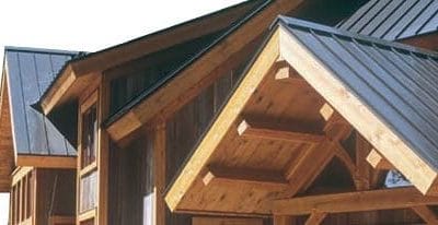 Steel Roofing for a Custom-Built Lodge