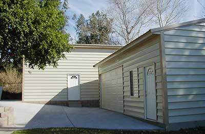 Horizontal metal siding